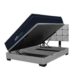 DROM - Dormitorio Boxet Fred Gris 2Plz Negro