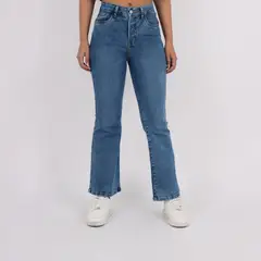 KAYRA POBLET - Jean Flare Tiro Alto Mujer