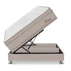 FORLI - Cama Boxet Luce Pocket 2 Plz + 2 Almohadas + Protector