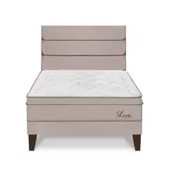 FORLI - Dormitorio Europeo Luce Pocket 1.5 Plz + 1 Almohada + Protector