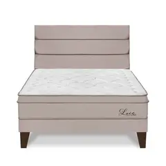 FORLI - Dormitorio Europeo Luce Pocket 2 Plz + 2 Almohadas + Protector