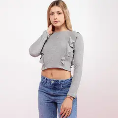 SYBILLA - Chompa Manga Larga Mujer