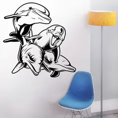 STICKART - Vinilo Decorativo Delfines