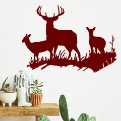 STICKART - Vinilo Grupo De Ciervos