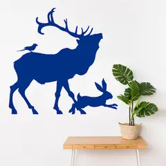 STICKART - Vinilo Ciervo Y Conejo