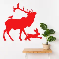 STICKART - Vinilo Ciervo Y Conejo