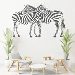 STICKART - Vinilo Pareja De Cebras