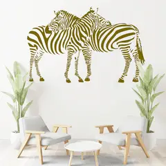 STICKART - Vinilo Pareja De Cebras