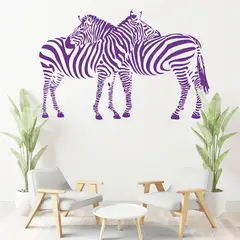 STICKART - Vinilo Pareja De Cebras