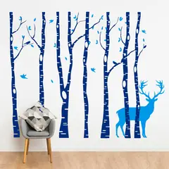 STICKART - Vinilo Árboles Y Ciervo