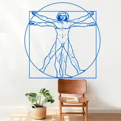 STICKART - Vinilo Hombre De Vitruvio
