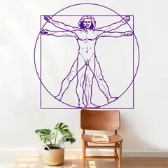 STICKART - Vinilo Hombre De Vitruvio