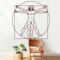 STICKART - Vinilo Hombre De Vitruvio