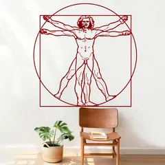 STICKART - Vinilo Hombre De Vitruvio