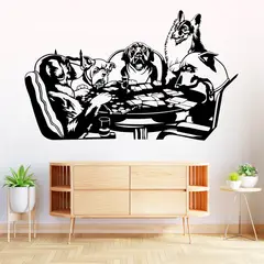 STICKART - Vinilo Perros Jugando Póker