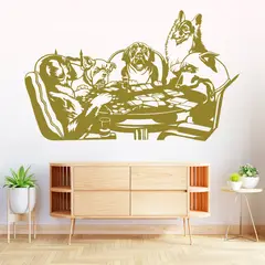 STICKART - Vinilo Perros Jugando Póker