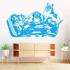 STICKART - Vinilo Perros Jugando Póker