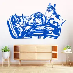 STICKART - Vinilo Perros Jugando Póker