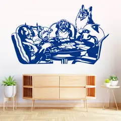 STICKART - Vinilo Perros Jugando Póker