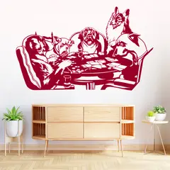 STICKART - Vinilo Perros Jugando Póker