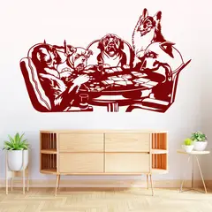 STICKART - Vinilo Perros Jugando Póker