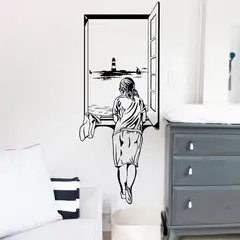 STICKART - Vinilo Muchacha En La Ventana Dalí