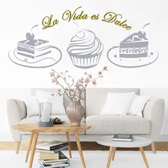 STICKART - Vinilo La Vida Es Dulce