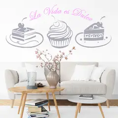 STICKART - Vinilo La Vida Es Dulce