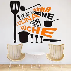 STICKART - Vinilo Cocina En Idiomas