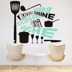 STICKART - Vinilo Cocina En Idiomas