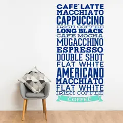 STICKART - Vinilo Tipos De Café