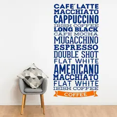 STICKART - Vinilo Tipos De Café