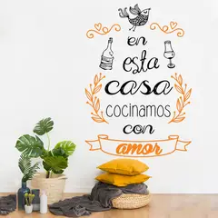 STICKART - Vinilo Decorativo En Esta Casa