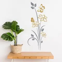 STICKART - Vinilo Mariposas Y Flores