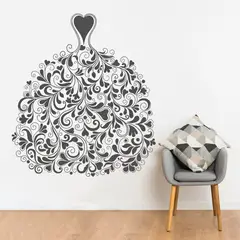 STICKART - Vinilo Vestido De Ramas