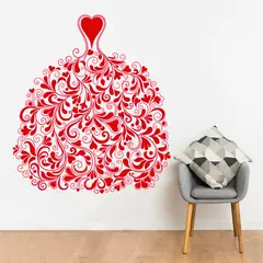 STICKART - Vinilo Vestido De Ramas