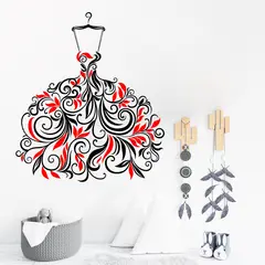 STICKART - Vinilo Vestido De Hojas