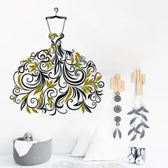 STICKART - Vinilo Vestido De Hojas