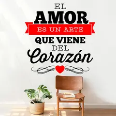 STICKART - Vinilo Decorativo El Amor