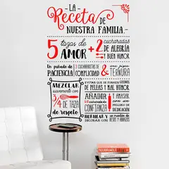 STICKART - Vinilo Receta Familiar