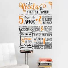 STICKART - Vinilo Receta Familiar