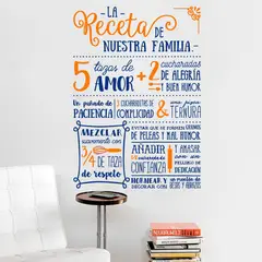 STICKART - Vinilo Receta Familiar