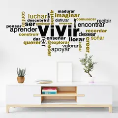 STICKART - Vinilo Decorativo Vivir
