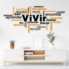 STICKART - Vinilo Decorativo Vivir
