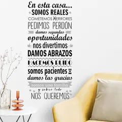 STICKART - Vinilo Decorativo Somos Reales