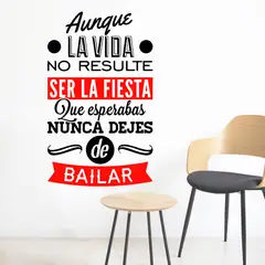 STICKART - Vinilo Aunque La Vida