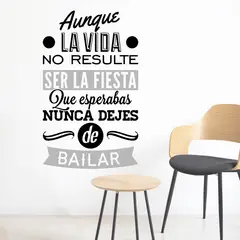 STICKART - Vinilo Aunque La Vida