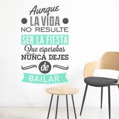 STICKART - Vinilo Aunque La Vida