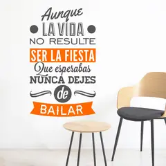 STICKART - Vinilo Aunque La Vida