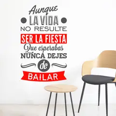 STICKART - Vinilo Aunque La Vida